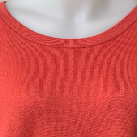 Joe Fresh x Jillian Harris Coral Mindy Long Sleeve Peplum Top Size Medium bin 2F - Picture 4 of 6